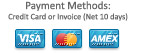 Payment Methods - Silver Foil Tags / Silver Foil Tag