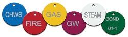 LASER ETCHED COLORED ALUMINUM CIRCLE TAGS