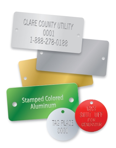 METAL TAGS - metal tags, Steel Tags, Aluminum Tags, Stamping Sets
