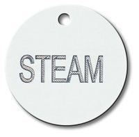 ETCHED COLORED ALUMINUM TAGS 1.5 INCH ROUND 