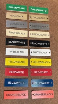 PLASTIC ENGRAVING BLANKS 1 X 3  