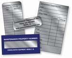 SHINY INDENTABLE SELF ADHESIVE LABELS 2X4