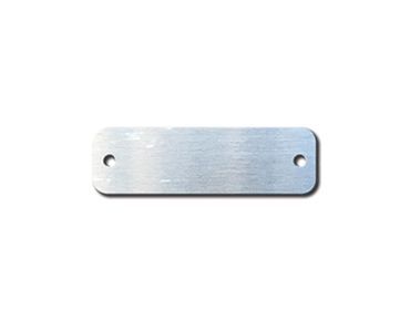 ALUMINUM BLANK TAGS  3/4 x 2 1/2 NO HOLE