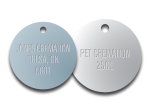 STAMPED ROUND ALUMINUM VALVE TAGS 1 1/2 inch OR LARGER