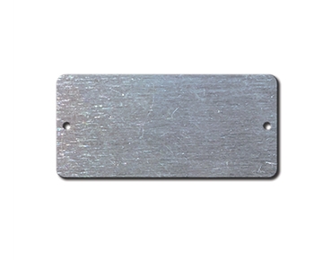 ALUMINUM BLANK METAL TAGS 1.5 X 3