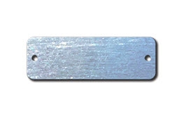 ALUMINUM BLANK METAL TAGS 1 X 3   