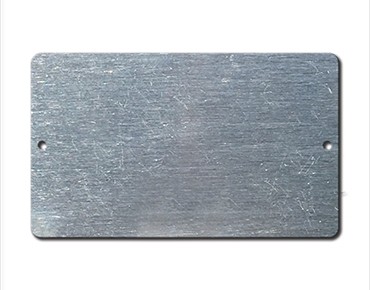 ALUMINUM BLANK METAL TAGS 3 X 5 