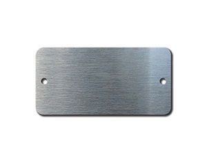 Rectangle Aluminum Metal Blanks 1 x 2  Premium