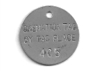 CREMATORY TAGS STAINLESS 1.25 INCH 