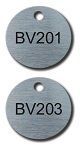 LASER ETCHED STAINLESS 1.5 INCH ROUND TAGS