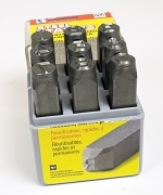 STAMPING SET NUMBERS 3/8 INCH HEAVY DUTY